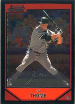 2007 Bowman Chrome #187 Jim Thome Front