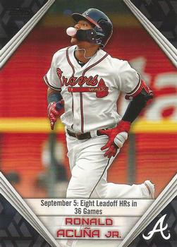 2019 Topps - Ronald Acuna Jr. Star Player Highlights #RA-29 Ronald Acuña Jr. Front