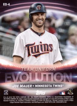 2019 Topps - Evolution Of #EO-4 Harmon Killebrew / Joe Mauer Back