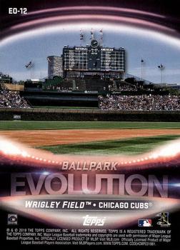 2019 Topps - Evolution Of #EO-12 Wrigley Field Back