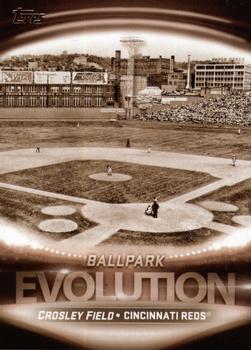 2019 Topps - Evolution Of #EO-20 Crosley Field / Great American Ball Park Front