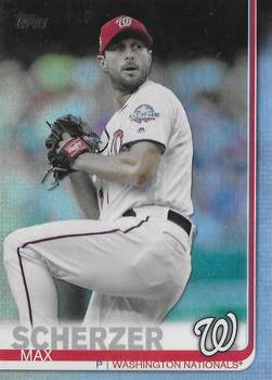 2019 Topps - Rainbow Foil #344 Max Scherzer Front