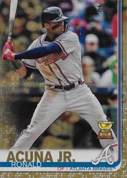 2019 Topps - Gold #1 Ronald Acuña Jr. Front