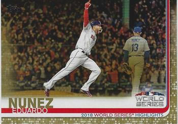 2019 Topps - Gold #3 Eduardo Nunez Front