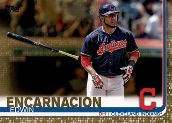 2019 Topps - Gold #42 Edwin Encarnacion Front