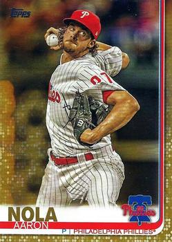 2019 Topps - Gold #163 Aaron Nola Front