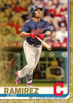 2019 Topps - Gold #223 Jose Ramirez Front