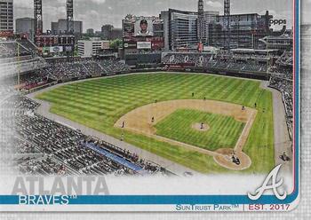 2019 Topps - Vintage Stock #71 SunTrust Park Front