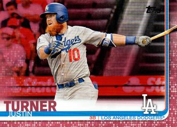 2019 Topps - Mother's Day Pink #180 Justin Turner Front