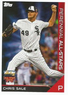 2019 Topps Stickers #48 Chris Sale Front
