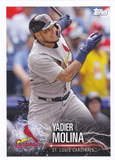 2019 Topps Stickers #229 Yadier Molina Front
