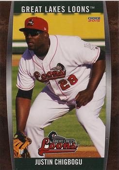 2015 Choice Great Lakes Loons #04 Justin Chigbogu Front