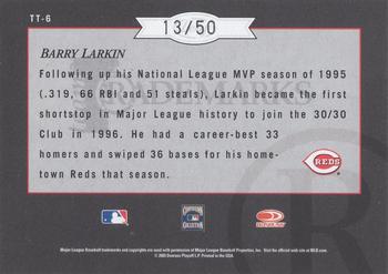 2005 Leaf Limited - Team Trademarks #TT-6 Barry Larkin Back