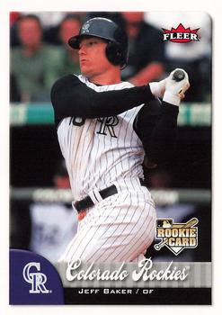 2007 Fleer #324 Jeff Baker Front