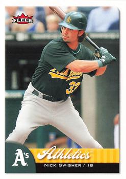 2007 Fleer #108 Nick Swisher Front