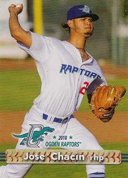 2018 Grandstand Ogden Raptors #NNO Jose Chacin Front