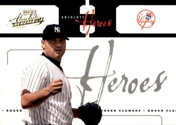 2005 Playoff Absolute Memorabilia - Heroes #AH-22 Roger Clemens Front