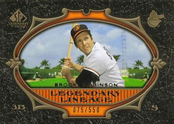 2007 SP Legendary Cuts #102 Brooks Robinson Front