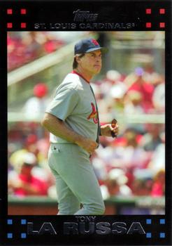 2007 Topps #249 Tony La Russa Front