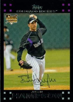 2007 Topps #637 Justin Hampson Front