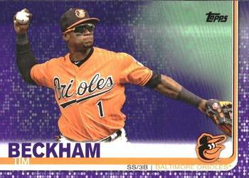 2019 Topps - Purple #282 Tim Beckham Front