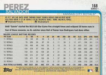 2019 Topps - Yellow #168 Salvador Perez Back