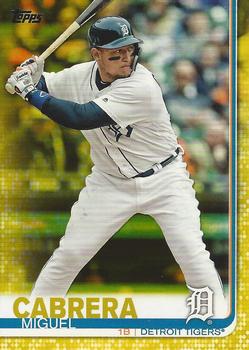 2019 Topps - Yellow #230 Miguel Cabrera Front