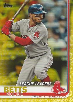 2019 Topps - Yellow #312 Mookie Betts Front