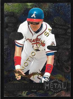 1996 Metal Universe - Promotional Samples #129 Chipper Jones Front