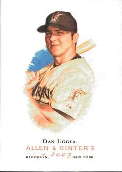 2007 Topps Allen & Ginter #219 Dan Uggla Front