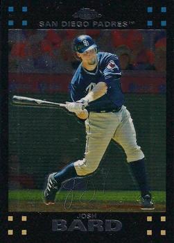 2007 Topps Chrome #12 Josh Bard Front