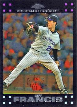 2007 Topps Chrome #99 Jeff Francis Front