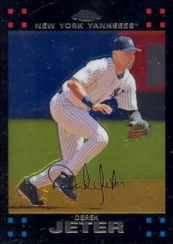 2007 Topps Chrome #21 Derek Jeter Front