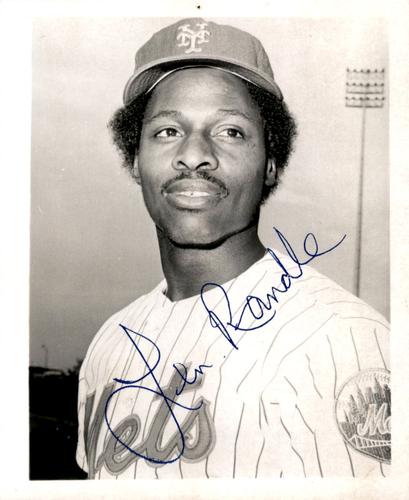 1978 New York Mets 4x5 Photos #NNO Len Randle Front