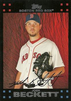 2007 Topps Gift Sets Boston Red Sox #BOS1 Josh Beckett Front