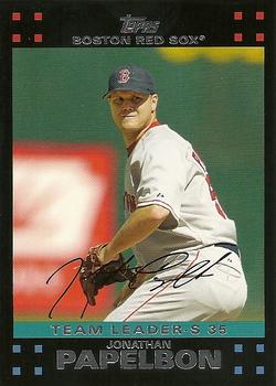 2007 Topps Gift Sets Boston Red Sox #BOS38 Jonathan Papelbon Front