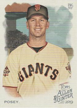 2019 Topps Allen & Ginter #52 Buster Posey Front