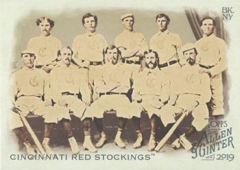 2019 Topps Allen & Ginter #296 Cincinnati Red Stockings Front