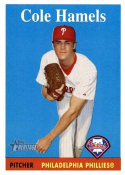 2007 Topps Heritage #76 Cole Hamels Front