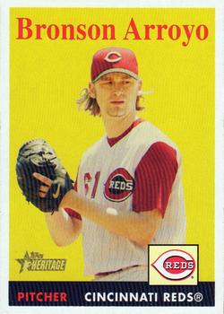 2007 Topps Heritage #157 Bronson Arroyo Front