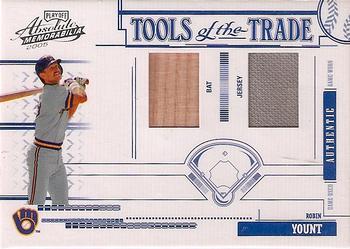 2005 Playoff Absolute Memorabilia - Tools of the Trade Swatch Double #TT-84 Robin Yount  Front