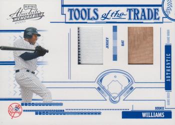 2005 Playoff Absolute Memorabilia - Tools of the Trade Swatch Double #TT-103 Bernie Williams Front