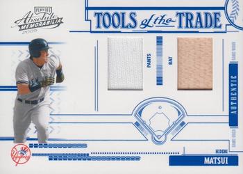 2005 Playoff Absolute Memorabilia - Tools of the Trade Swatch Double #TT-125 Hideki Matsui Front