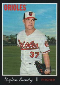 2019 Topps Heritage - Black Border #319 Dylan Bundy Front