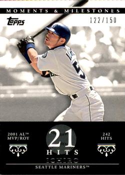 2007 Topps Moments & Milestones #6-21 Ichiro Suzuki Front