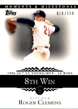 2007 Topps Moments & Milestones #16-8 Roger Clemens Front