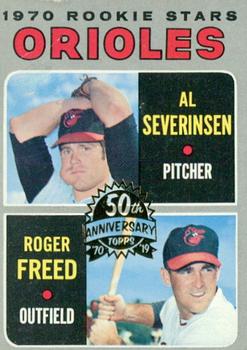 2019 Topps Heritage - 50th Anniversary Buybacks #477 Orioles 1970 Rookie Stars (Al Severinsen / Roger Freed) Front