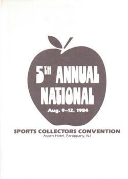 1984 TCMA Fifth Annual National Convention Promos #NNO Larry Doby Back