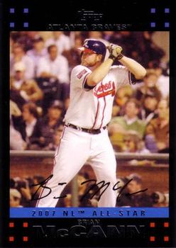 2007 Topps Updates & Highlights #UH252 Brian McCann Front