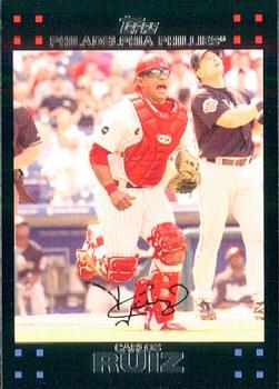 2007 Topps Updates & Highlights #UH99 Carlos Ruiz Front